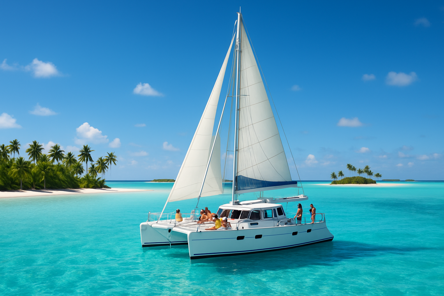 partez à l’aventure en catamaran aux tuamotu et découvrez des lagons turquoise, des plages de sable blanc et une biodiversité exceptionnelle lors d'une croisière inoubliable en polynésie.